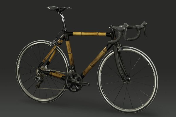 Bicicleta Malón de bambú y carbono para ruta